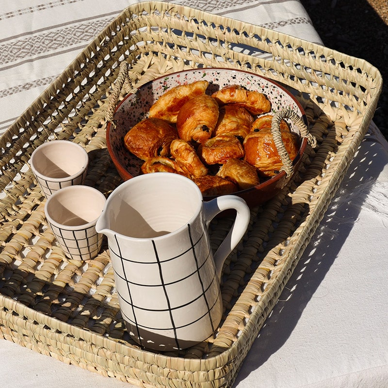 Panier à langer en feuilles de palmier - Le Joli Shop