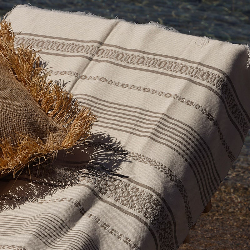 Fouta Robe Fouta artisanale en coton, Flavia